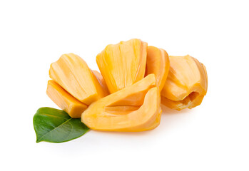 sweet jackfruit on white background