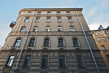 Fototapeta premium The building that houses the Museum of Printing in St. Petersburg