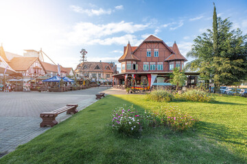 German Village Park (Parque Vila Germânica) site of Blumenau Oktoberfest - Blumenau, Santa Catarina, Brazil - Powered by Adobe