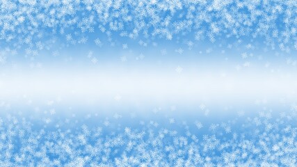 Abstract Backgrounds snowflake on blue backgrounds with copy space , illustration wallpaper