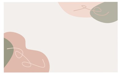 contemporary artistic abstract aesthetic background illustration