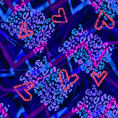 Abstract geometric background. Seamless print.