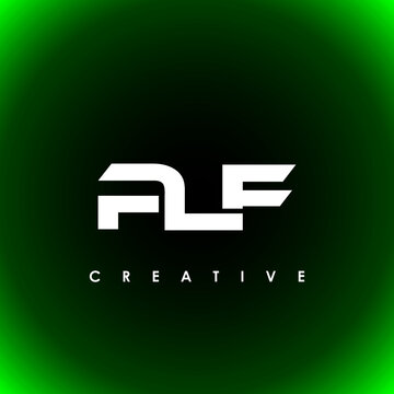 PLF Letter Initial Logo Design Template Vector Illustration