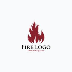 Fire Flame Logo design vector