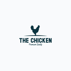Fototapeta na wymiar chicken farm logo vector illustration design