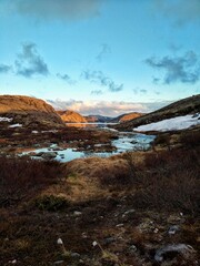 Lakes in tundra, Kola peninsula, Russia