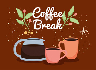 coffee break label