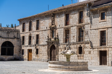 Fototapeta na wymiar The Abbey of Santa María la Real de Las Huelgas, a historical monastery of Cistercian nuns, Burgos, Castille and Leon, Spain