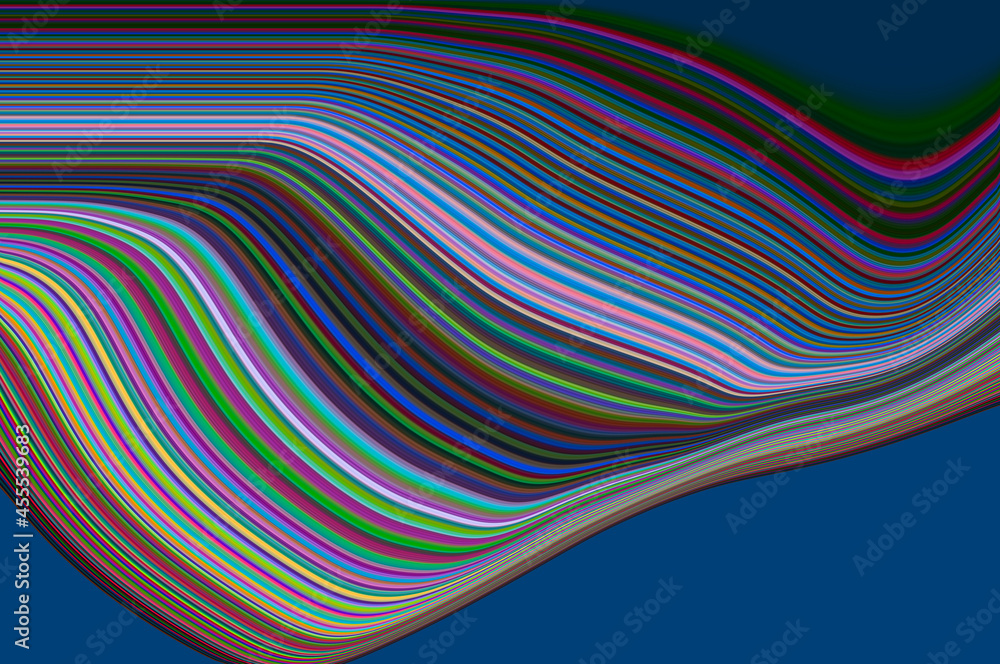 Poster abstract digital wave pattern / abstract minimalistic background of a digital wave pattern.