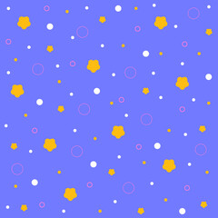 Vector starry sky. Night sky in the style of abstraction for printing on textiles, wallpaper, printing. Pattern in the style of minimalism.