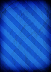 Striped diagonals paper blue background texture.