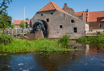 Fototapeta na wymiar The water mill named 