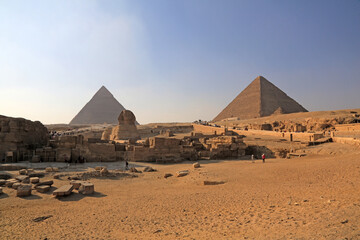 Fototapeta na wymiar Pyramiden und Sphinx (Ägypten) 