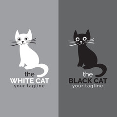 Cute cat looking at us.