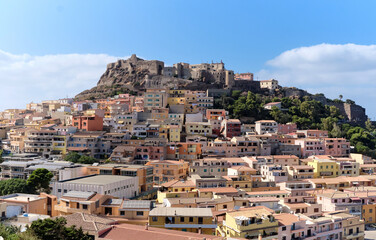 Fototapeta na wymiar Village of Caselsardo - travel destination and place to visit in Sardinia.