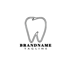 dental logo icon design vector illustration
