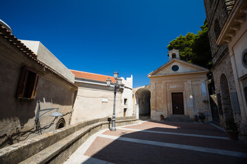 Fototapeta premium Panorama della città di castellabate, cilento