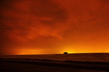 Obraz premium Entre ciel et champs