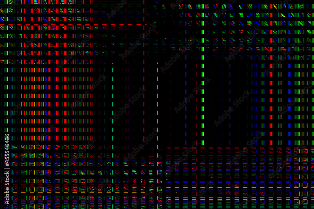 Poster tv glitch psychedelic noise background old vhs screen error digital pixel noise abstract design comp