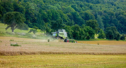combine harvester