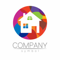 Company Logo Vector House Icon for Branding Real Estate Symbol Building and Apartment Rent Concept Sign