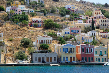 harbor of symi island