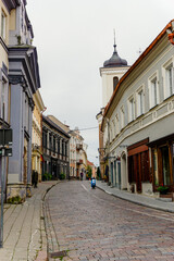 Obraz premium the historic city center of Old Town Vilnius