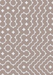 Abstract Geometric Pattern generative computational art illustration