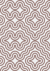 Abstract Geometric Pattern generative computational art illustration