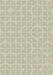 Abstract Geometric Pattern generative computational art illustration