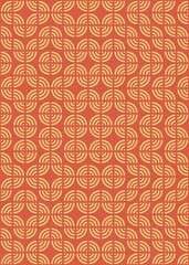 Abstract Geometric Pattern generative computational art illustration