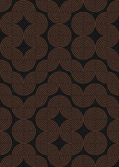 Abstract Geometric Pattern generative computational art illustration