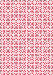 Abstract Geometric Pattern generative computational art illustration