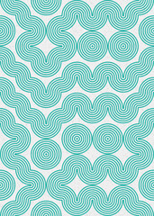 Abstract Geometric Pattern generative computational art illustration