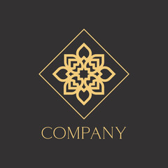 Golden Color Luxury Logo