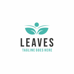 nature leaf Logo vector design. ecology symbol icon graphic. botanical emblem for Company and business