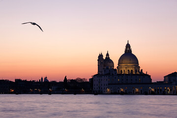 Obraz premium The Basilica of Santa Maria della Salute in Venice, Italy
