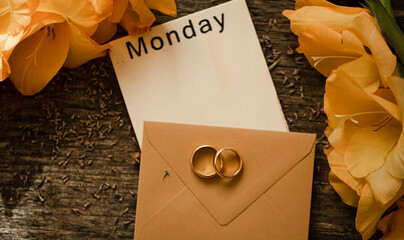rings on a letter
