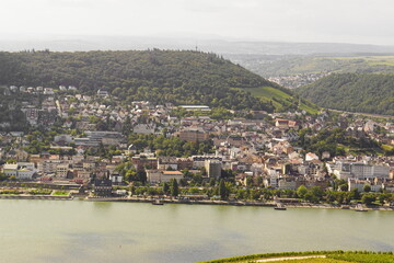 Ein toller Blick auf Bingen am Rhein in Rheinland-Pfalz