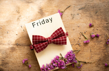 lavender flowers on wooden background