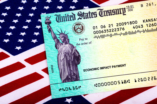 US Treasury Government Check
