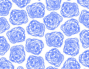 vector colorful floral pattern, print,  llustration, wallpaper, design and background