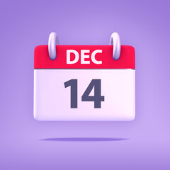 3D Calendar - December 14th