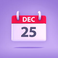 3D Calendar - December 25th
