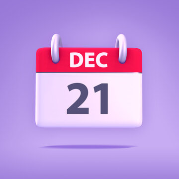 3D Calendar - December 21st