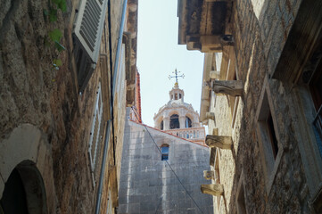 Cathedral in the Korcula Old Town.