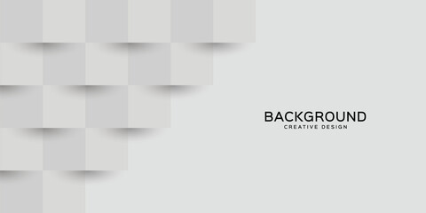 Modern vector white background geometric style.