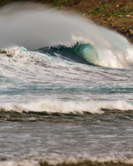 nice wave in the beach