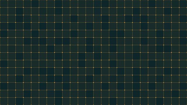 Animated background grid with twinkling dots at intersections.