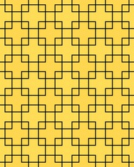 Seamless pattern decorative wallpaper for yellow lovers